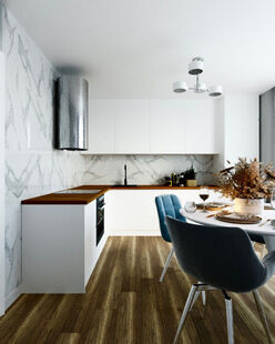 Фото № 4: Дизайн-проект двухкомнатной квартиры 55.8  м² Современный стиль для ЖК Митино Парк