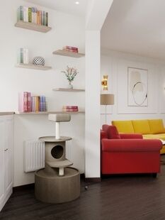 Фото № 5: Дизайн-проект двухкомнатной квартиры 53.24  м² Стиль Фьюжн для ЖК Новое Измайлово