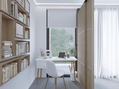 Фото № 2: Дизайн-проект двухкомнатной квартиры 44.81  м² Стиль Контемпорари для ЖК Cascina Merlata в г. Милан