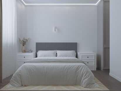 Фото № 6: Дизайн-проект двухкомнатной квартиры 44.81  м² Стиль Контемпорари для ЖК Cascina Merlata в г. Милан