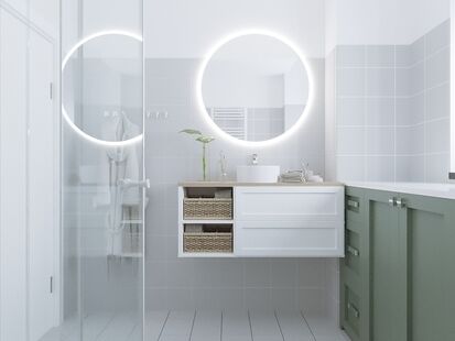 Фото № 3: Дизайн-проект двухкомнатной квартиры 44.81  м² Стиль Контемпорари для ЖК Cascina Merlata в г. Милан