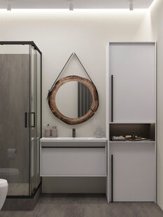 Фото № 5: Дизайн-проект квартиры-студии 31.34  м² Скандинавский стиль для ЖК Ривер Парк