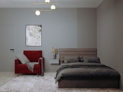 Фото № 3: Дизайн-проект дома/коттеджа 106.52  м² Современный стиль для частного дома в д. какузево