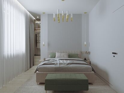 Фото № 2: Дизайн-проект дома/коттеджа 106.52  м² Современный стиль для частного дома в д. какузево