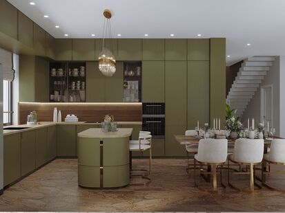 Фото № 3: Дизайн-проект дома/коттеджа 92.2  м² Стиль Эклектика для этажа частного дома в кп новые земли