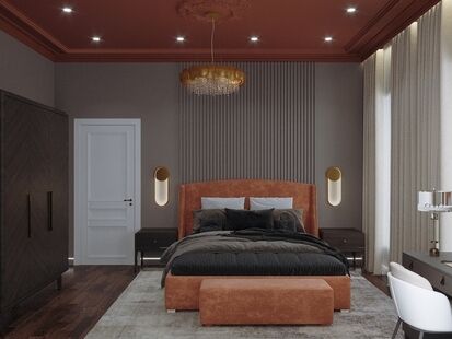 Фото № 2: Дизайн-проект дома/коттеджа 92.2  м² Стиль Эклектика для этажа частного дома в кп новые земли