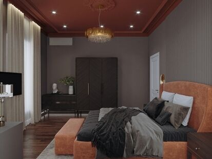 Фото № 6: Дизайн-проект дома/коттеджа 92.2  м² Стиль Эклектика для этажа частного дома в кп новые земли