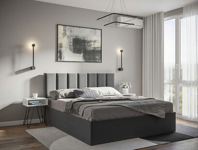 Фото № 4: Дизайн-проект однокомнатной квартиры 37.7  м² стиль Модернизм для ЖК Сириус