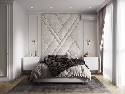 Фото № 2: Дизайн-проект четырехкомнатной квартиры 119.18  м² Стиль Арт-деко для ЖК Хорошевский