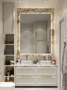 Фото № 3: Дизайн-проект четырехкомнатной квартиры 119.18  м² Стиль Арт-деко для ЖК Хорошевский