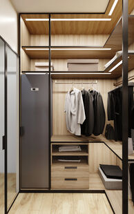 Фото № 6: Дизайн-проект трехкомнатной квартиры 84.92  м² Современный стиль для ЖК Твой