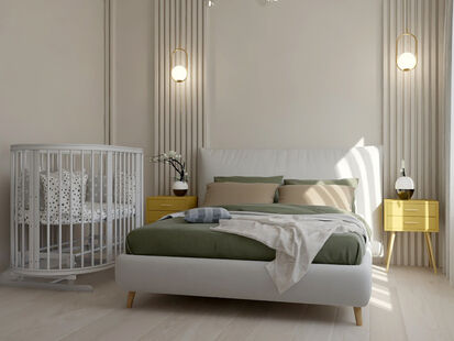 Фото № 1: Дизайн-проект трехкомнатной квартиры 57.35  м² стиль Модернизм для ЖК Переделкино Ближнее