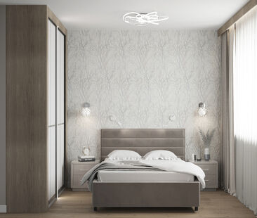 Фото № 5: Дизайн-проект трехкомнатной квартиры 65.6  м² стиль Модернизм для ЖК Бригантина