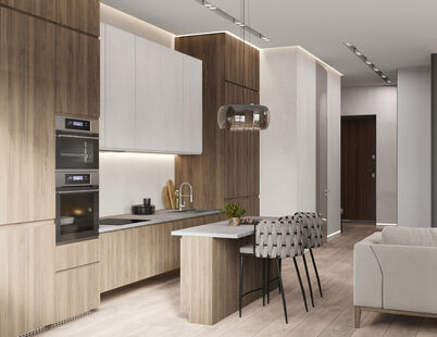 Фото № 4: Дизайн-проект дома/коттеджа 112.7  м² стиль Модернизм для частного дома в московской области