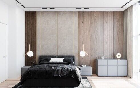 Фото № 2: Дизайн-проект дома/коттеджа 55.9  м² стиль Модернизм для дома в ЖК Императорские Мытищи