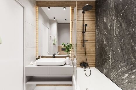 Фото № 5: Дизайн-проект дома/коттеджа 55.9  м² стиль Модернизм для дома в ЖК Императорские Мытищи