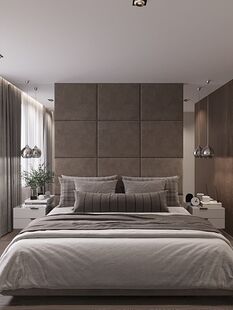 Фото № 6: Дизайн-проект двухкомнатной квартиры 61.75  м² стиль Модернизм для ЖК Новое Павлино