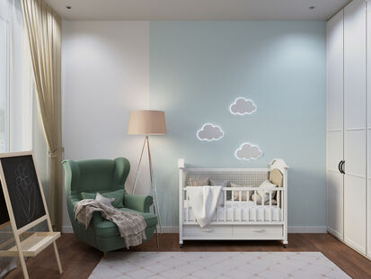 Фото № 2: Дизайн-проект двухкомнатной квартиры 59.05  м² Стиль Контемпорари для ЖК Октябрьское поле