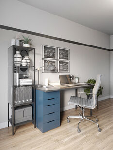 Фото № 2: Дизайн-проект четырехкомнатной квартиры 111.51  м² Стиль Контемпорари для ЖК Саларьево Парк