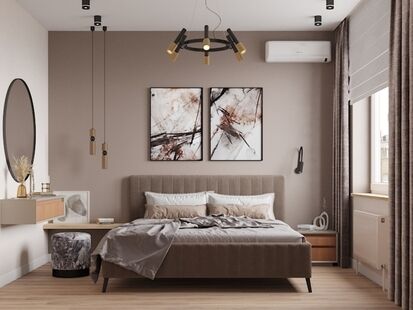 Фото № 1: Дизайн-проект трехкомнатной квартиры 67.65  м² Современный стиль для ЖК Октябрьское поле