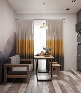 Фото № 3: Дизайн-проект однокомнатной квартиры 38.09  м² Стиль Минимализм для ЖК Альфа