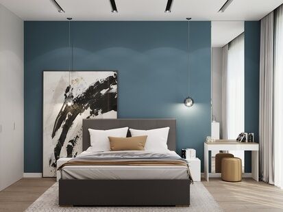 Фото № 1: Дизайн-проект трехкомнатной квартиры 72.81  м² Стиль Современный для ЖК ЗИЛ АРТ