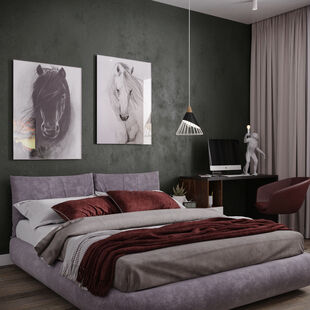 Фото № 2: Дизайн-проект четырехкомнатной квартиры 103.0  м² Стиль Эклектика для ЖК Московский