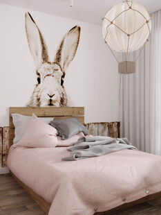 Фото № 4: Дизайн-проект четырехкомнатной квартиры 103.0  м² Стиль Эклектика для ЖК Московский