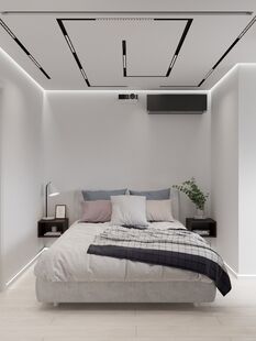 Фото № 6: Дизайн-проект двухкомнатной квартиры 38.32  м² Стиль Минимализм для ЖК Московский