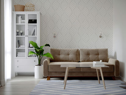 Фото № 1: Дизайн-проект однокомнатной квартиры 46.03  м² Стиль Контемпорари для ЖК Московский