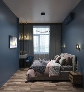 Фото № 1: Дизайн-проект трехкомнатной квартиры 85.97  м² Современный стиль для ЖК Рассказово