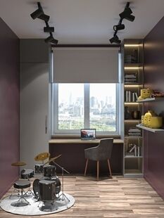 Фото № 3: Дизайн-проект трехкомнатной квартиры 85.97  м² Современный стиль для ЖК Рассказово