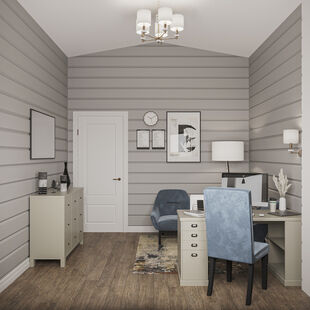 Фото № 1: Дизайн-проект дома/коттеджа 119.0  м² Стиль Прованс для частного дома в кп солнечный