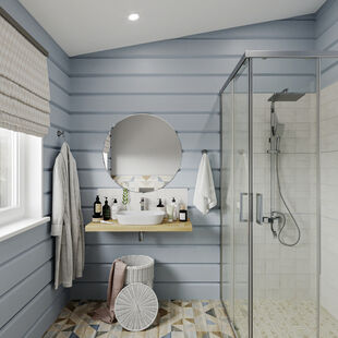 Фото № 5: Дизайн-проект дома/коттеджа 119.0  м² Стиль Прованс для частного дома в кп солнечный