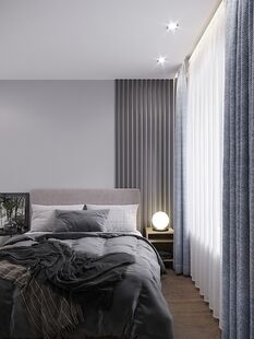 Фото № 3: Дизайн-проект четырехкомнатной квартиры 143.0  м² Современный стиль для ЖК Космос-Дом