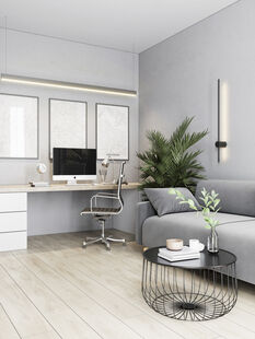 Фото № 1: Дизайн-проект четырехкомнатной квартиры 121.14  м² стиль Модернизм для ЖК Хорошевский