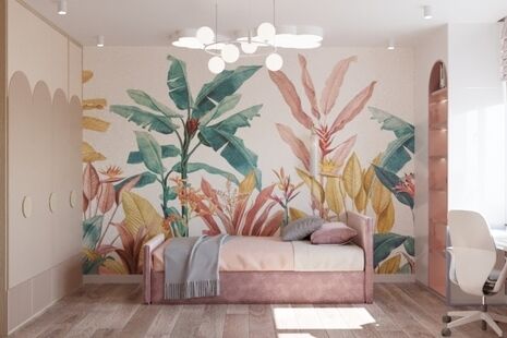 Фото № 1: Дизайн-проект четырехкомнатной квартиры 97.8  м² Современный стиль для ЖК Охта Хаус