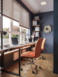 Фото № 6: Дизайн-проект трехкомнатной квартиры 54.5  м² Стиль Эклектика для ЖК Йога