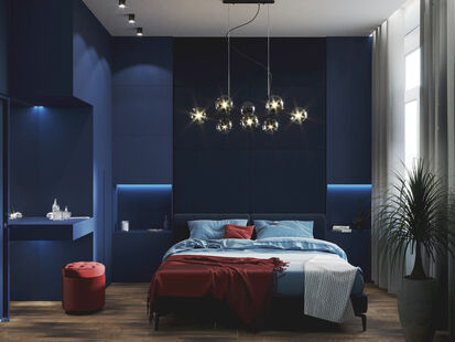 Фото № 6: Дизайн-проект двухкомнатной квартиры 35.5  м² Современный стиль для ЖК Огни