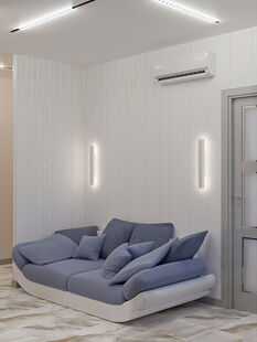 Фото № 3: Дизайн-проект двухкомнатной квартиры 42.5  м² стиль Модернизм для ЖК Суханово Spa Deluxe