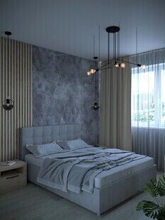 Фото № 3: Дизайн-проект двухкомнатной квартиры 65.2  м² Современный стиль для ЖК Нормандия