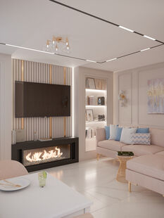 Фото № 1: Дизайн-проект трехкомнатной квартиры 72.8  м² Стиль Контемпорари для ЖК Московский