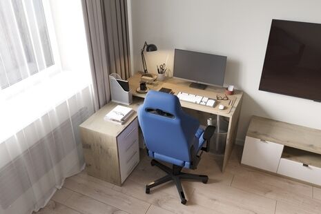 Фото № 2: Дизайн-проект трехкомнатной квартиры 86.7  м² стиль Модернизм для ЖК Талисман на Водном