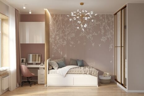 Фото № 5: Дизайн-проект пятикомнатной квартиры 126.3  м² Современный стиль для ЖК Грин Парк