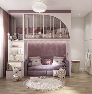 Фото № 5: Дизайн-проект четырехкомнатной квартиры 79.8  м² стиль Модернизм для ЖК Лучи