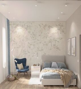 Фото № 4: Дизайн-проект четырехкомнатной квартиры 88.7  м² Современный стиль для ЖК Скандинавия Юг