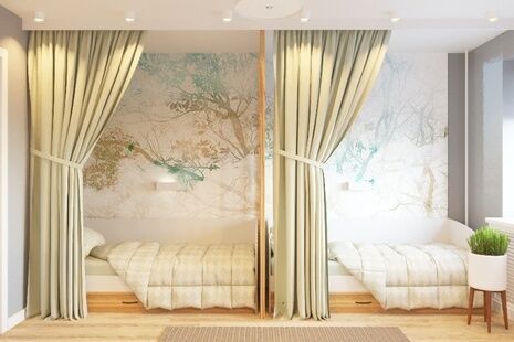 Фото № 5: Дизайн-проект двухкомнатной квартиры 48.83  м² Стиль Современная классика для ЖК Снегири