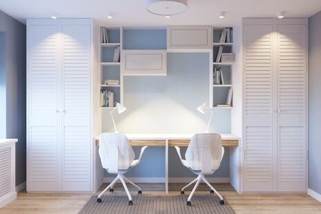 Фото № 2: Дизайн-проект двухкомнатной квартиры 48.83  м² Стиль Современная классика для ЖК Снегири