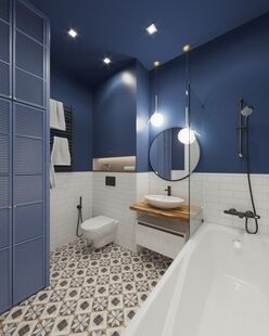 Фото № 5: Дизайн-проект однокомнатной квартиры 51.09  м² Скандинавский стиль для ЖК Фестиваль Парк