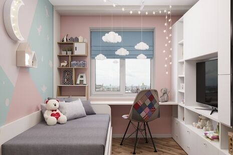 Фото № 2: Дизайн-проект трехкомнатной квартиры 81.2  м² Стиль Модернизм для ЖК Лыткарино Хит